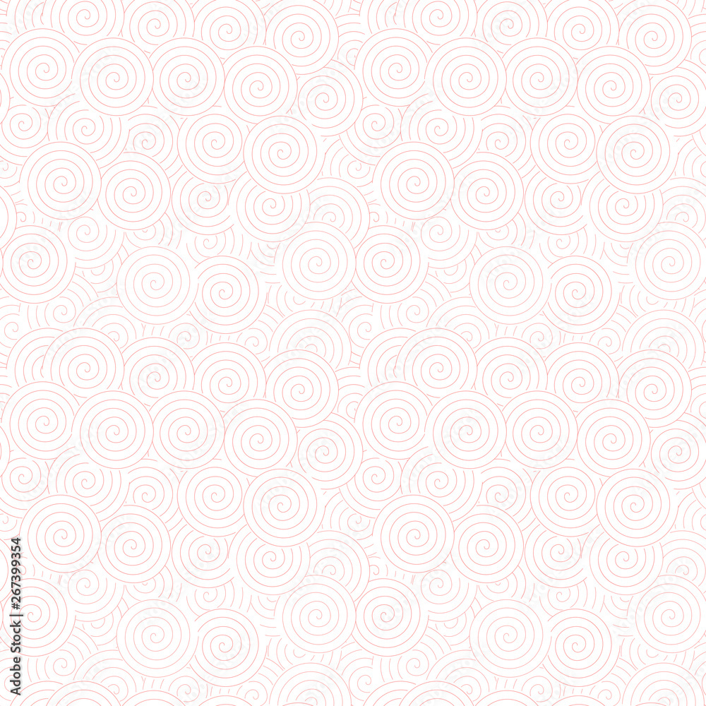 Poster Abstract geometric pattern with swirls . Spiral shapes background. EPS 10 stock vector.