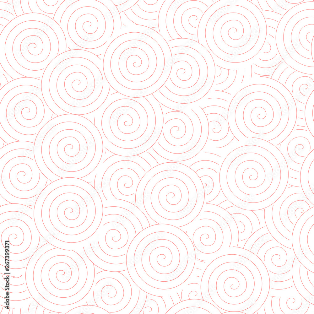 Poster Abstract geometric pattern with swirls . Spiral shapes background. EPS 10 stock vector.