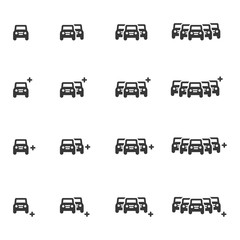 car icons , group of car vector