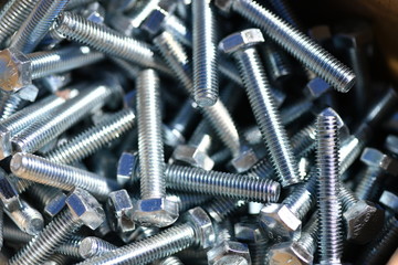 A heap of bright and shiny 8mm screws.