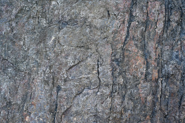 Rock texture and surface background. Cracked and weathered natural stone background.