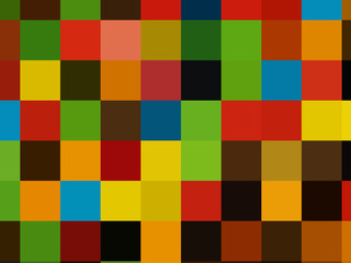 Illustration, Lot of colorful chocolate drops