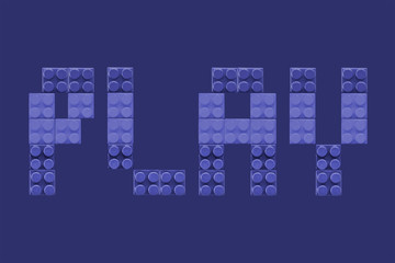 Word - Play. Design for game tournament poster