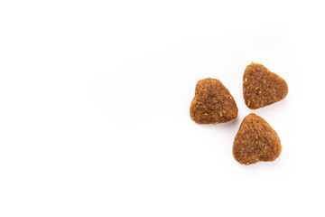 cat food on white background