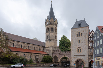 Fototapeta na wymiar Eisenach, Stadtor, Mittelalter