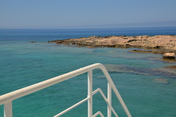 Greece Crete landscape mountains road panorama sea shore sun beach