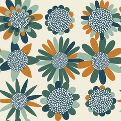 doodles flowers pattern