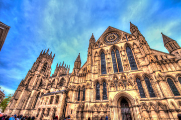 Fototapeta premium York Minster Cathedral, Yorkshire, Great Britain.