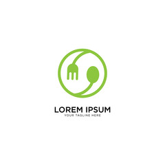 Restaurant logo template, vector illustration - Vector