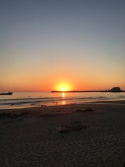 Obraz premium sunset on beach