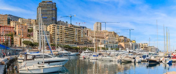Foto op Aluminium Monaco Monte Carlo city panorama © SvetlanaSF
