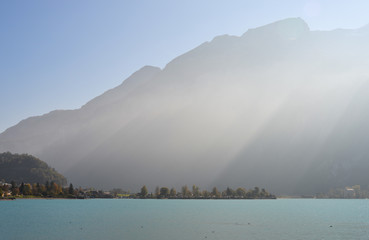 Beautiful lake in Brienz, Switzerland