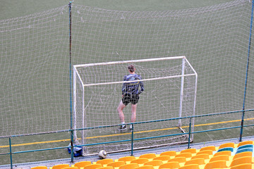 football goalkeeper