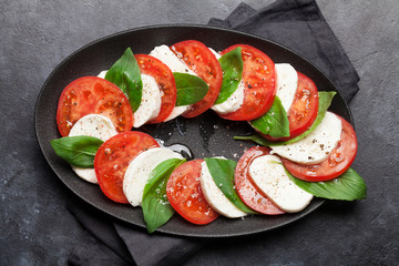 Delicious italian caprese salad