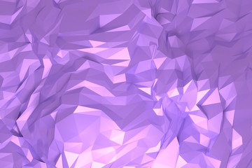 Fototapeta premium Random geometric backdrop. For graphic design or background, CGI. 3D render.
