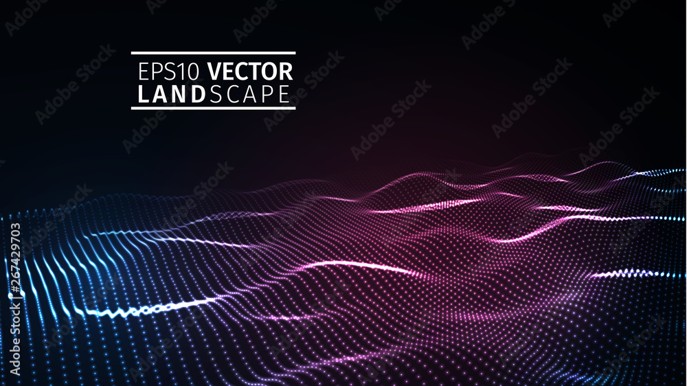 Poster eps 10. blockchain technology background. cryptocurrency fintech block chain network and programming