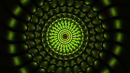 abstract green background vortex