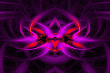 Fantastic illustration. Abstract art. Screensaver