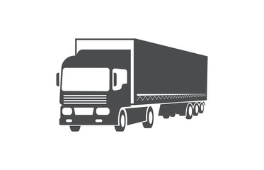 Truck, cargo transport, delivery symbol.