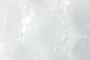 Macro soap bubbles, texture cell or cell membrane