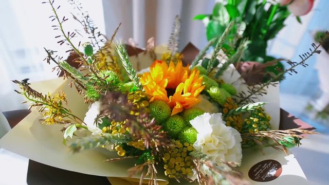 Floral arrangement bouquet as a gift