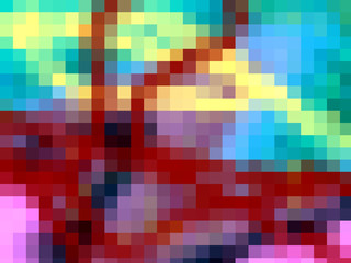 Abstract background with squares, colors