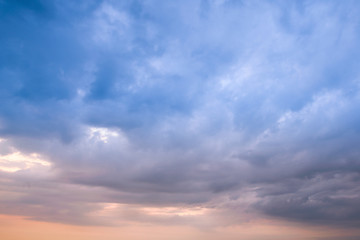 Storm cloud & rainy weather background