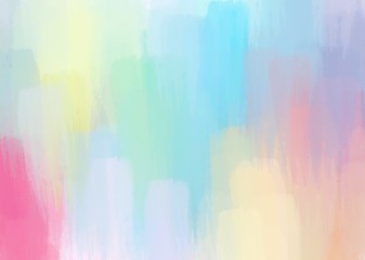 rainbow pastel  beautiful color matching paint like illustration abstract background with pencil color or chalk texture