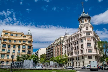 Tuinposter Madrid, quartiere Chamberi © alessandrogiam