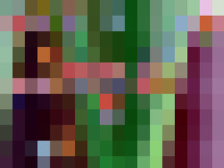 Green pink red squares abstract texture