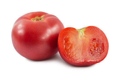 Tomato isolated on white background