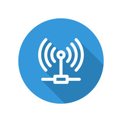 Vector illustration icon for wireless local area network