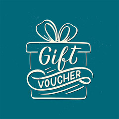 Hand drawn holiday lettering and icon for gift design. Handwritten letters. Typography quote. Vector