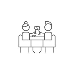 Dining, drink, restaurant icon. Element of restaurant icon. Thin line icon for website design and development, app development. Premium icon