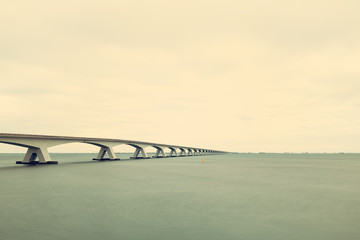 Zealand bridge, a bridge over a muzzle delta in Netherlands