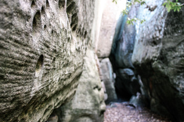 Hike to The Great Channels Slot Canyon in the Mountains of Virginia 