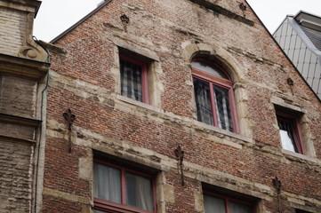 Fototapeta na wymiar old house in brussels belgium