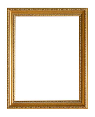 Frame picture antique antiques isolated on white background