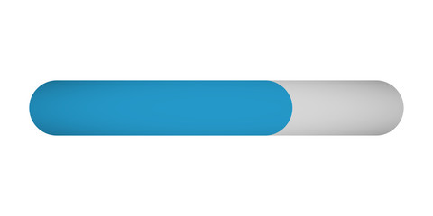 loading progress status bar on white background