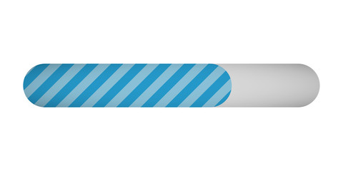 loading progress status bar on white background