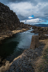 river in the mountains