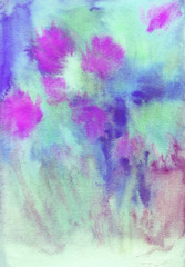 Abstract watercolor texture background. Beautiful watercolor strokes. 