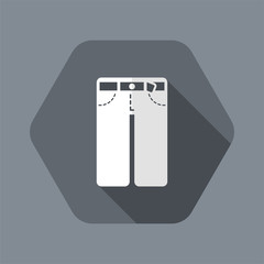 Vector illustration of pants icon