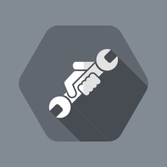 Wrench symbol icon