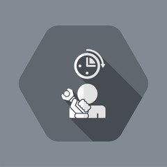 Fototapeta premium Quick repairman