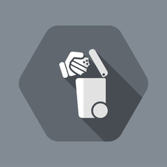 Separate waste collection icon