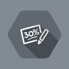 Discount label icon