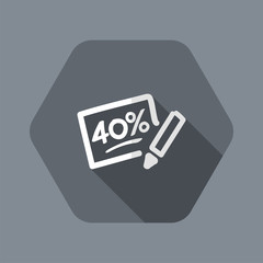 Discount label icon