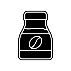 a bank of instant coffee icon. Element of Hipermarket for mobile concept and web apps icon. Glyph, flat icon for website design and development, app development
