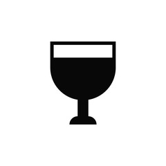Drink, glass  icon. Element of kitchen for mobile concept and web apps illustration. Thin flat icon for website design and development, app development. Premium icon